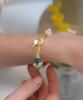 Bonbeau Little Joy Motif Mix Bracelet Colored Glass Flower Star Teddy Bear Motif Mix Bead Bracelet