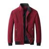 Korean Style Men's Stand Collar Jacket - Trendy Casual Outerwear for Spring and Autumn
