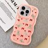 Cute Bow Bear Case for iPhone 15 Plus 14 17 Air 11 XR 16 Pro Max 13 12 8 Soft Phone Cover