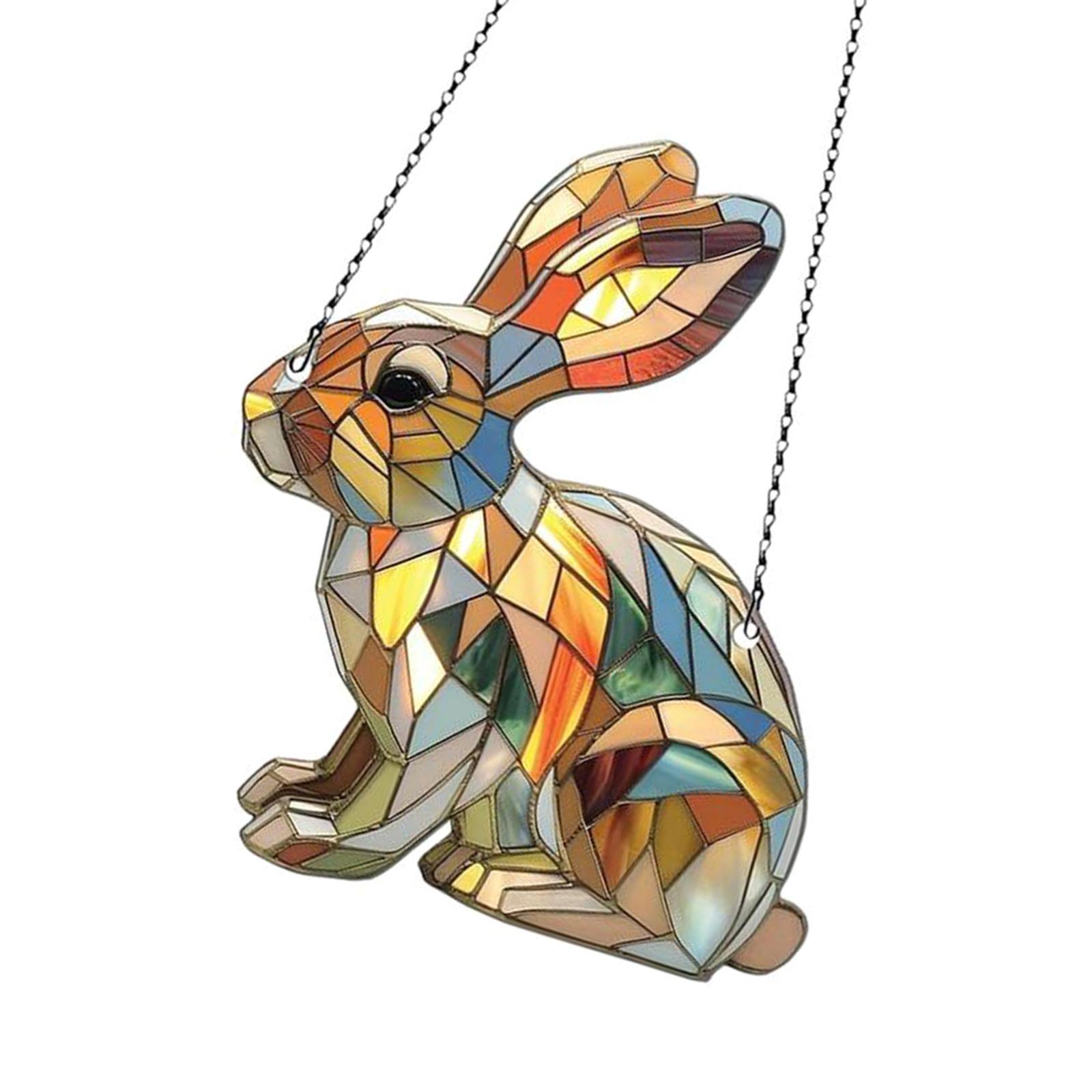 

Upgrades Easter Ornament Easy Carry Easter Hanging Decors Window Hanging Decoration for Car Mirrors & Home Window