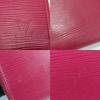 Used LOUIS VUITTON Purse Zippy wallet M61858 Epi Leather Fuchsia Bordeaux Zip Around