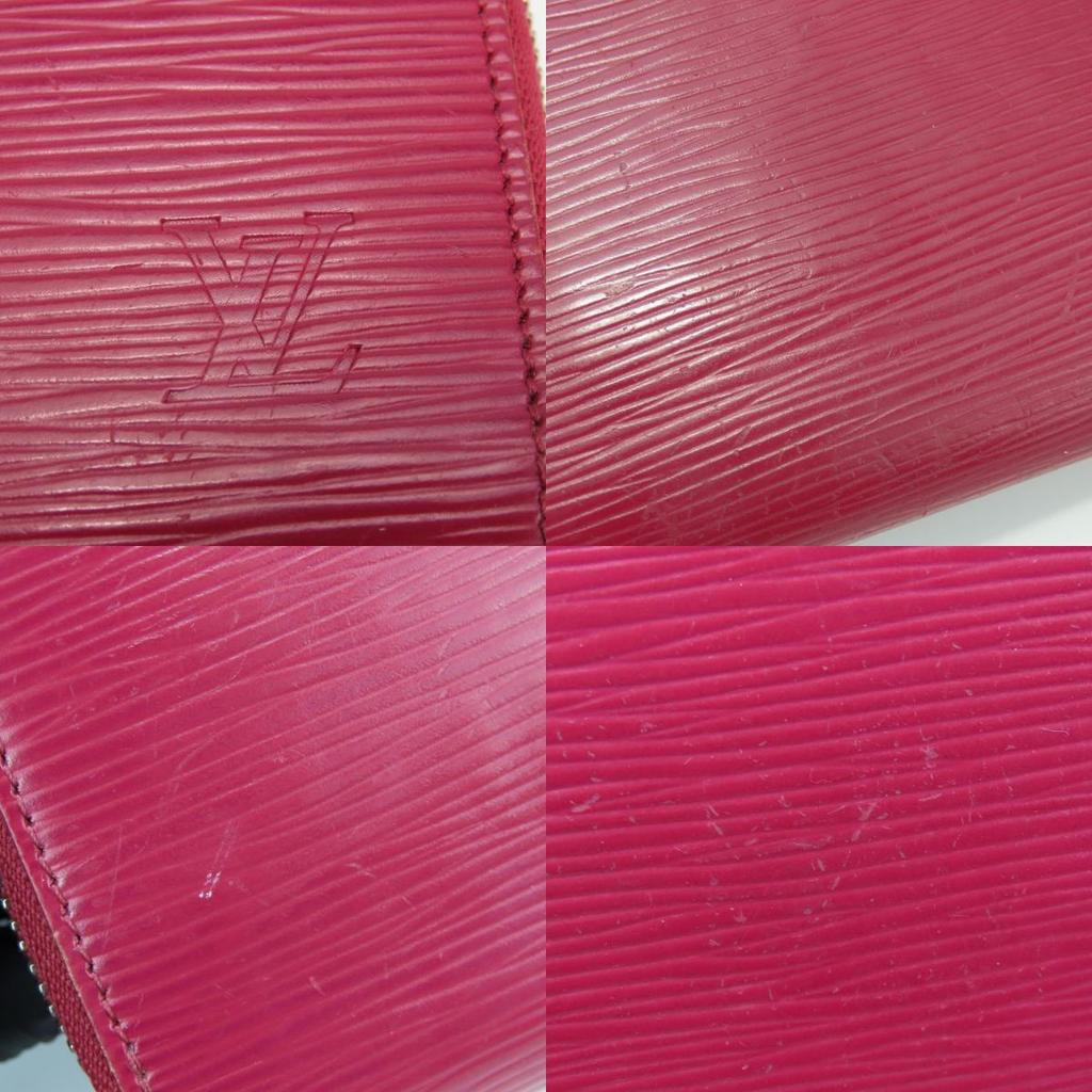 Used LOUIS VUITTON Purse Zippy wallet M61858 Epi Leather Fuchsia Bordeaux Zip Around