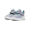 Nike Team Hustle D10 Lil TD Pawprints Baby Sneakers Grey Wolf-Grey Bright-Spruce DQ8374-001
