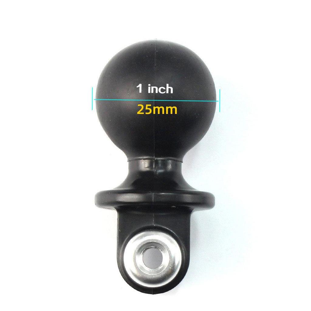Motorcycle Action Camera Mount Adapter for GoPro/DJI - Spherical Connector Rod & Ball Head Base