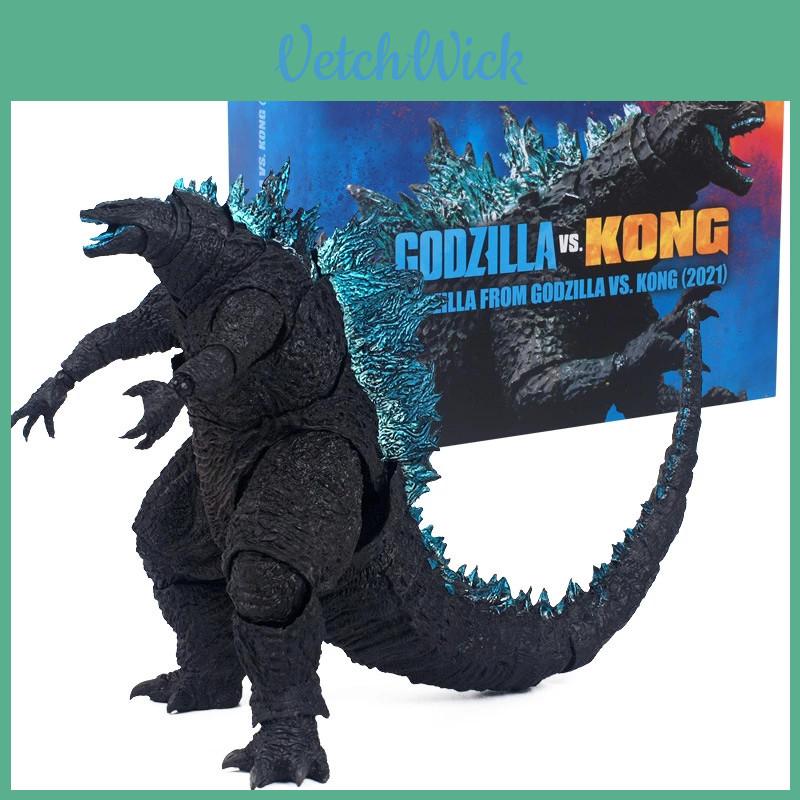 Realistic Metallic Paint Decorates Godzilla Action Figure