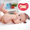 Ciucio per neonato in silicone alimentare masticabile flessibile morbido creativo a forma di labbra rosse ciuccio calmante giocattolo per uso domestico