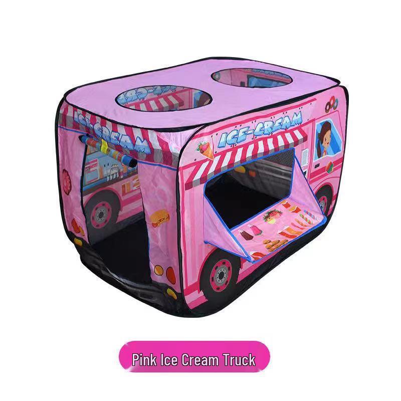 Children's Foldable Car Tent Playhouse - Indoor Pretend Play & Educational Toy for Ages 4-6