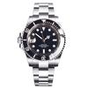 Tandorio 40mm 100m Waterproof Sapphire Glass Left Hand NH35 Mechanical Men Watch Automatic Classics Diver Business Reloj Hombre