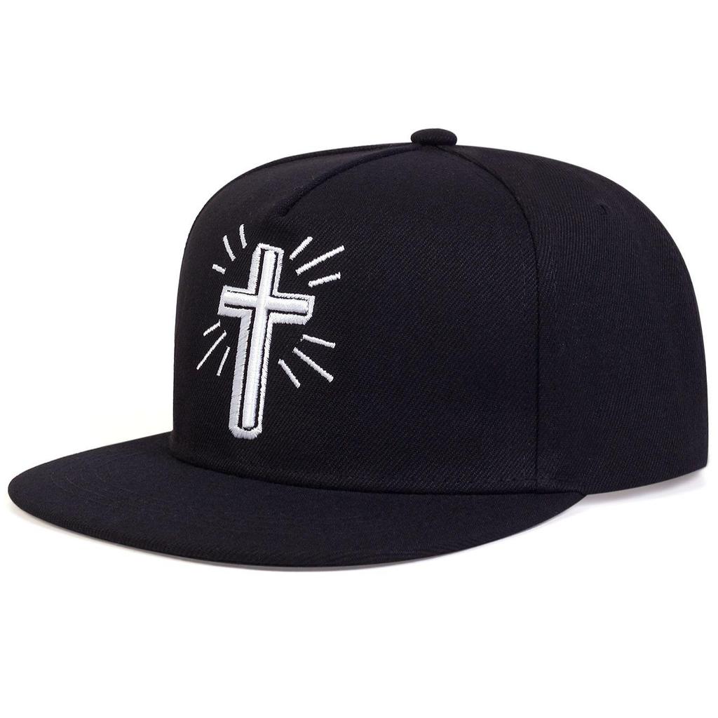 Fashion Hip Hop Baseball Cap Jesus Cross Embroidery Trucker Caps Cotton Snapback Hat Outdoor Sun Hats Sports Leisure Caps