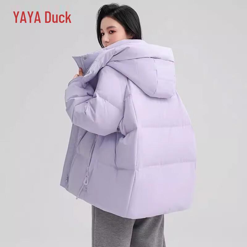 YAYA 2024 Women's Short Hooded Down Jacket