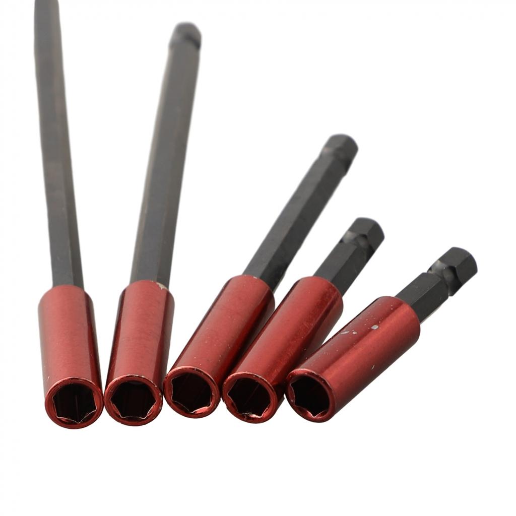 1/4 Inch Shank Extension Rod 50mm/60mm/100mm/150mm/300mm Red Brand New