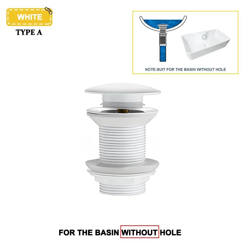 Wash Basin Pop-Up Drain Button Sink Stopper Drainer Siphon Waste Stopper Waste Pipe Drain Brushed Gold Bathroom Accessories