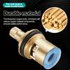 1/2pcs Brass Ceramic Cartridge Faucet Valve Stem for Bathroom Sink, Durable Replacement Faucet Stem, Universal Connector Thread