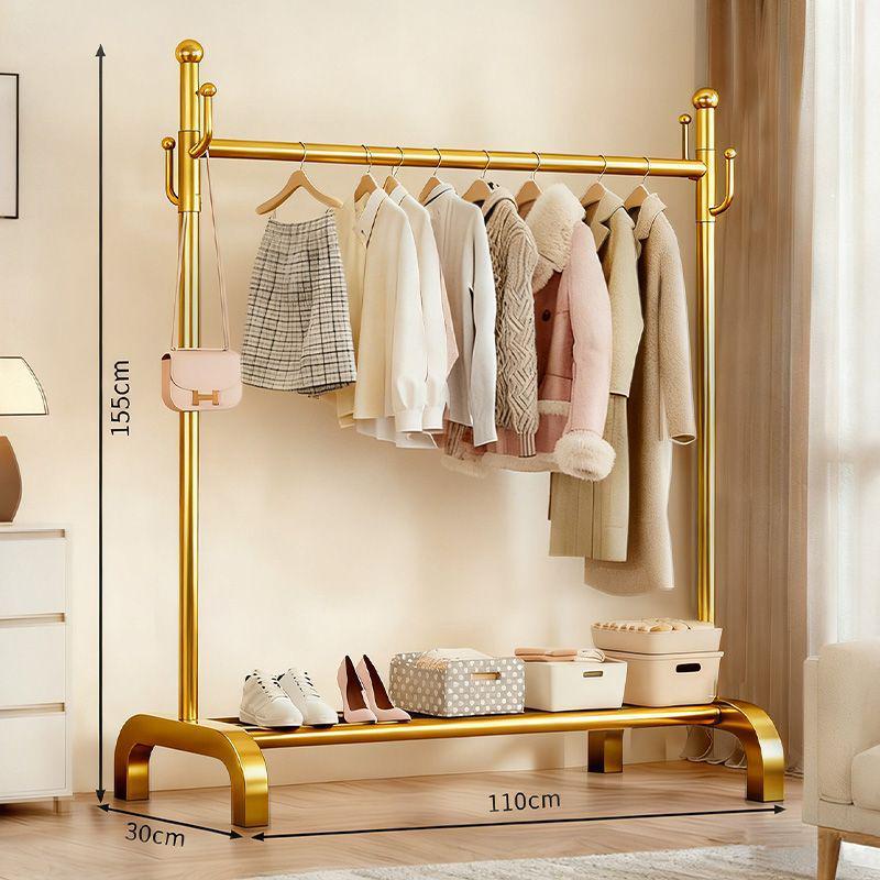 Multifunctional Floor-Standing Coat Rack and Clothes Dryer for Indoor Storage