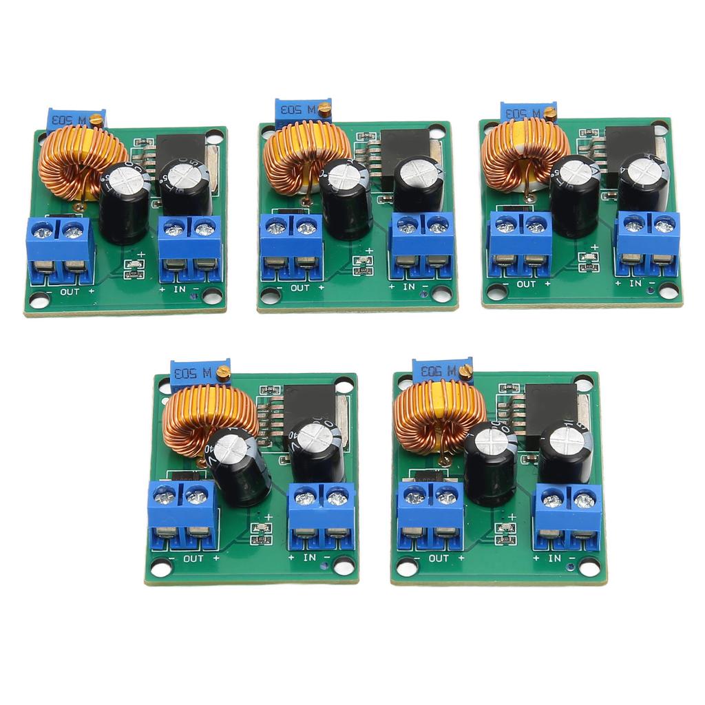 5 Stück Leistungsmodulplatine DC 3V 5V 12V zu DC 19V 24V 30V 36V Einstellbares Aufwärtsspannungsstabilisierungs-Netzteilmodul