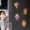 6Pcs DIY Diamond Art Refrigerator Magnet Diamond Painting Fridge Magnets DIY Diamond Painting Magnets Kit for Home Decoration