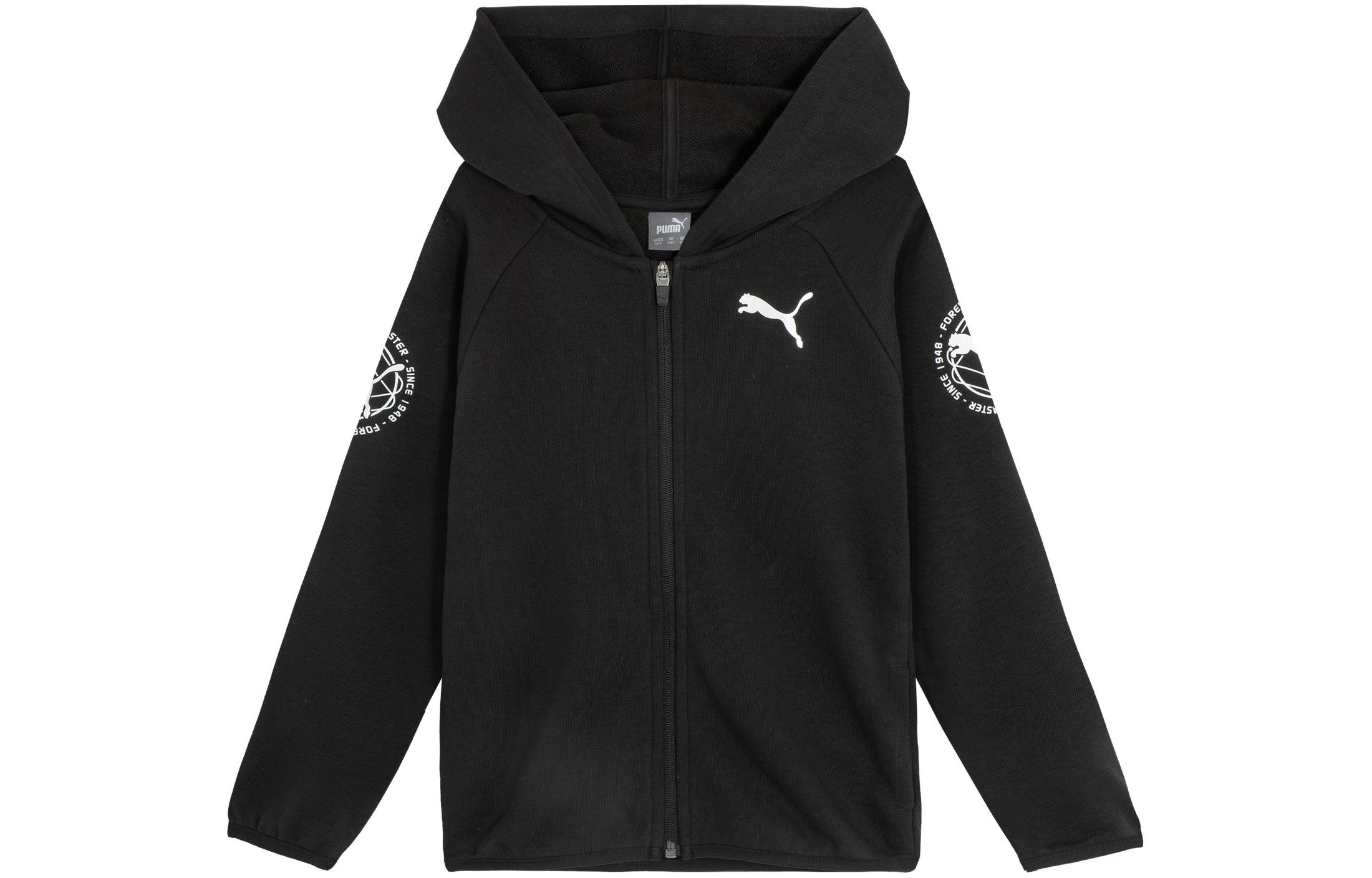 PUMA Jackets & Coats ACTIVE SPORTS HOODIE Black Kids  673206-01 104