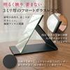 ICHIFUJI Stand Tabletop Stand Makeup Freely Adjustable Foldable Pink Mirror, Mirror, Mirror, Mirror, Angle, (M, Beige)