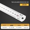 Exclusive Stainless Steel Straight Ruler with Positioning Block and Scribing Limiter - 15/20/30/40cm for Woodworking