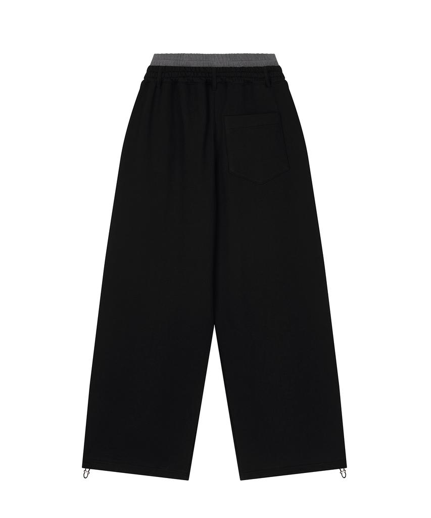 Saendeulig Double Sweat Pants_Black