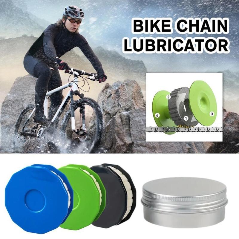 Reusable Bike Chain Lubricator Efficient Grease Distribution Cycle Chain Maintenance Tool Leak Proof for All Chains