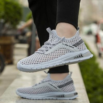 Men's Summer Mesh Sneakers Breathable Low Top Sports Casual Student Wading Comfortable Outdoor Daily Casual Men's Shoes