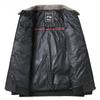 2026 New Winter Parkas Men Thicken Casual Outwear Fur Collar Slim Fit Outwear Waterproof Warm Stand Collar Outwear Coat