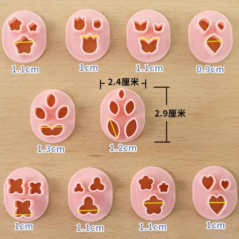 Floral Baking Pastry & Earring Molds - DIY Handmade Jewelry Tools for Crafting Ideal for Decorative Pendants Charms & Decoration