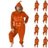 Women's Halloween Printed Flannel Pajama Set