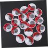 HOODANCOS 100pcs Wiggly Eyes Animal Stickers with Eyelashes for Moving Eyes, DIY Cartoon Eyes Accessories for Playsets, DIY Animal Eyes, DIY Crafts,