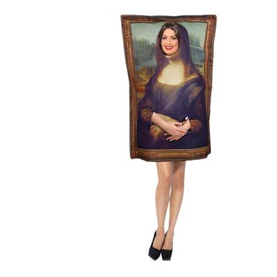 Halloween Costumes Mona Lisa Costumes Mural Costumes Campus Events Performance Costumes Composite Sponge Onesies