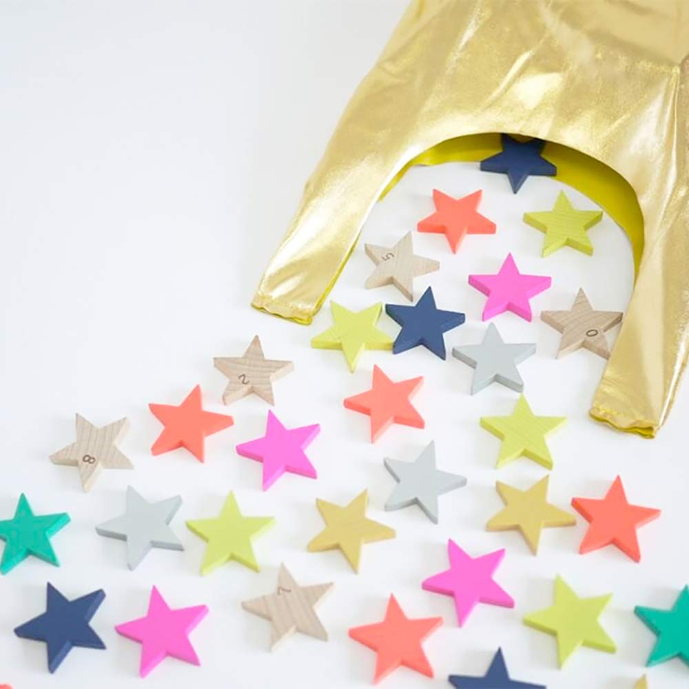 Tanabata Wooden Building Playhouse Star Educational Kiko+ Dominoes, 100-Piece Set, Blocks, Toy, Dominoes, Toy, Gg