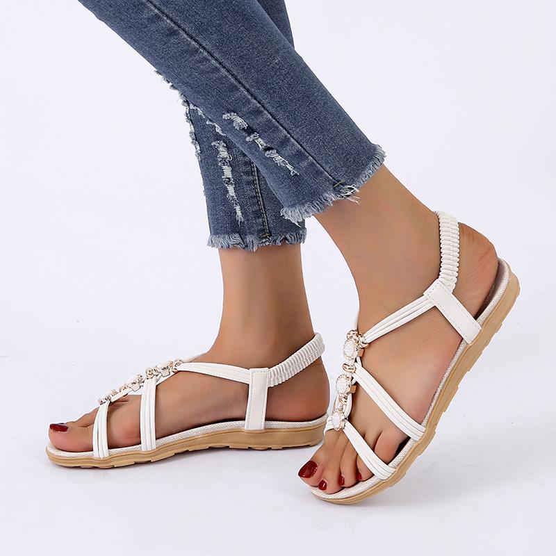 Fashion Peep Toe Women Solid Color Wedge Sandals Ankle Buckle Non-Slip Gladiator Shoes Woman Fashion Chunky Platform Sandalias Mujer