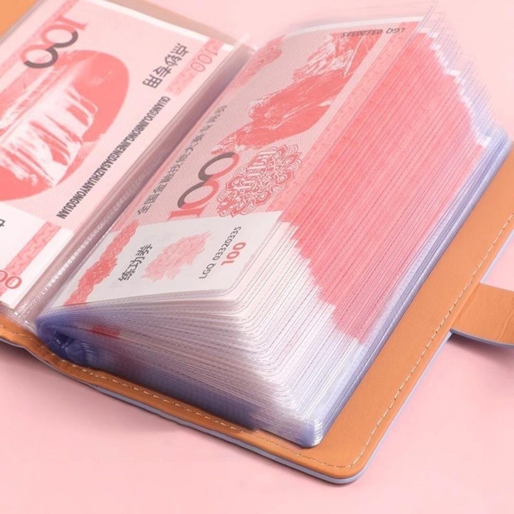 PU Leather Saving Money Binder Portable Account Book Planner Organizer  New Year's Gift