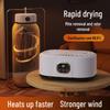 Compact Smart Clothes Dryer with Fast Drying & Sterilization, Foldable Storage for Dorm or Home