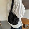 Versatile Trendy Canvas Dumpling Shoulder Bag For Everyday Style With Multiple Color Options