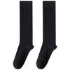 Women's Black Over-the-Knee Compression Socks - Pure Cotton, Autumn/Winter Style