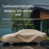 Universal All-Season Oxford Cloth Car Cover: Sun, Rain & Dust Protection with Heat Insulation & Sun Shade
