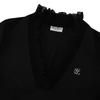FAIRLIAR GOLF Frill V-Neck T-Shirt (Black)