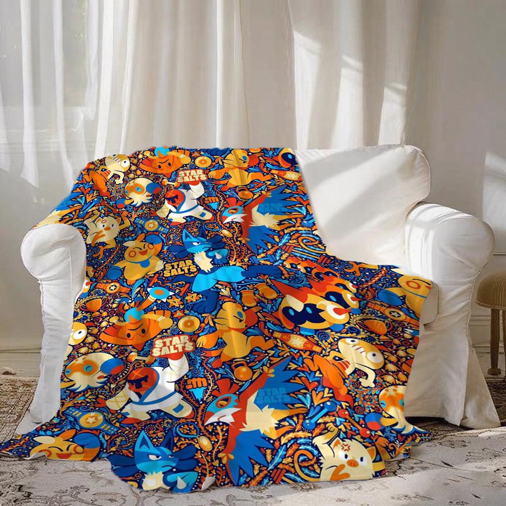 Haus und Dekoration Niedlich Mode Neu Überwurfdecken für Betten/Sofa P-Pokemons Decke für Camping Weihnachtsdecke Beste Geschenke