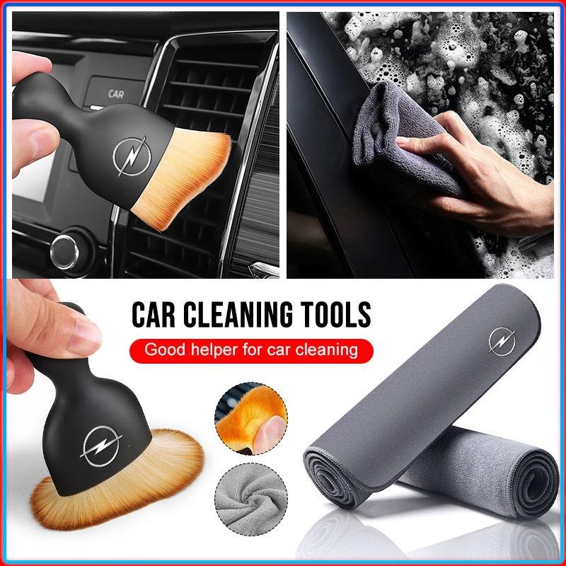 Car Cleaning Soft Brush Car Wash Towel Microfiber Cleaning Rag Cloth For Opel Astra H G J Insignia Mokka Zafira Corsa Vectra B C D