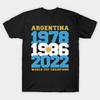 Tricou Negru cu Imprimeu Bărbați Campioni Mondiali Argentina 2022 Imprimeu pe Hârtie de Transfer Fără Tăiere Tricou din Bumbac