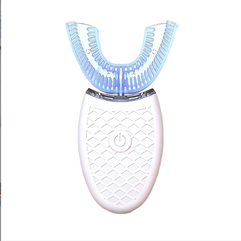 Automatyczna Wodoodporna Szczoteczka Soniczna w Kształcie U z Miękkim Silikonowym Włosiem