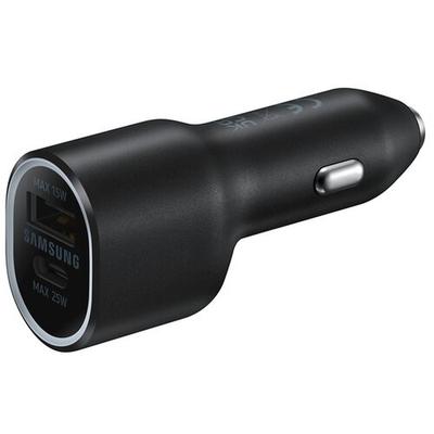 Car Charger for Cigarette Lighter Socket 2x USB 25W Black