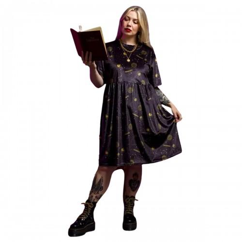 Labyrinth Womens/Ladies Celestial Velvet Smock Dress