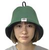 Hard Vihta Green Green Stitching Double Next Generation 3-Layer Polyester Mesh Material Extra Large Sauna Hat Reversible Original Product Unisex Roomy