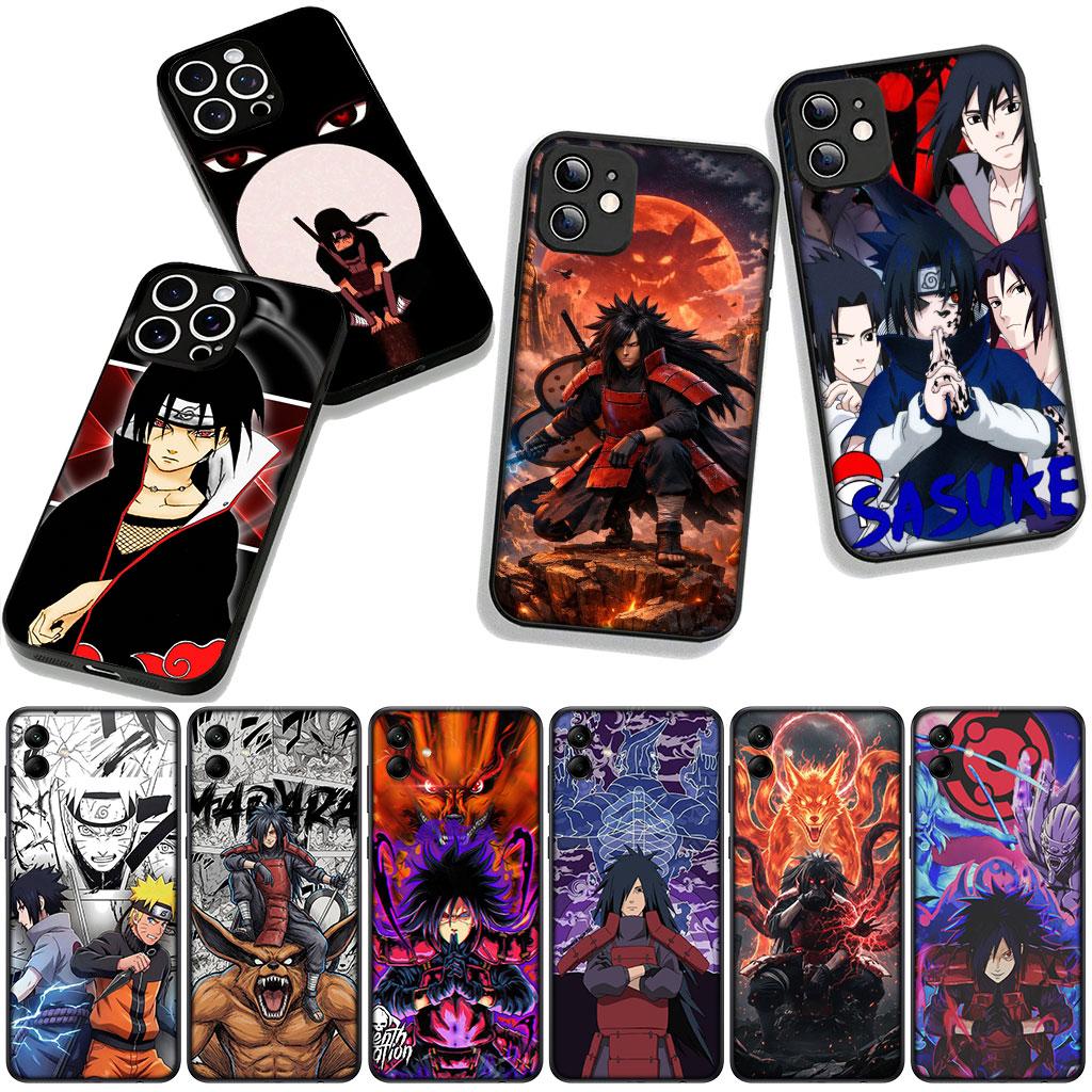 for Motorola Moto G54 G05 G24 G55 G75 G85 G15 G86 Power Edge 50 30 Fusion neo Pro Case Madaras Uchiha Sasuke Narutos Akatsuki