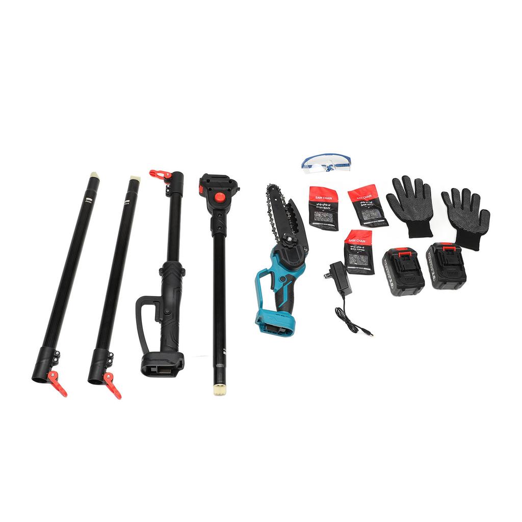 Telescopic Cordless Chain Saw Mini Lithium Electric Logging Pruning Home Rechargeable Woodworking