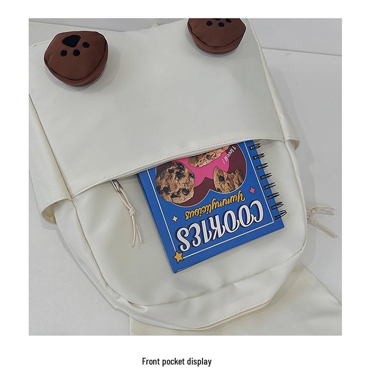 Korean Style Lightweight Cartoon Cat Backpack for Primary School Girls