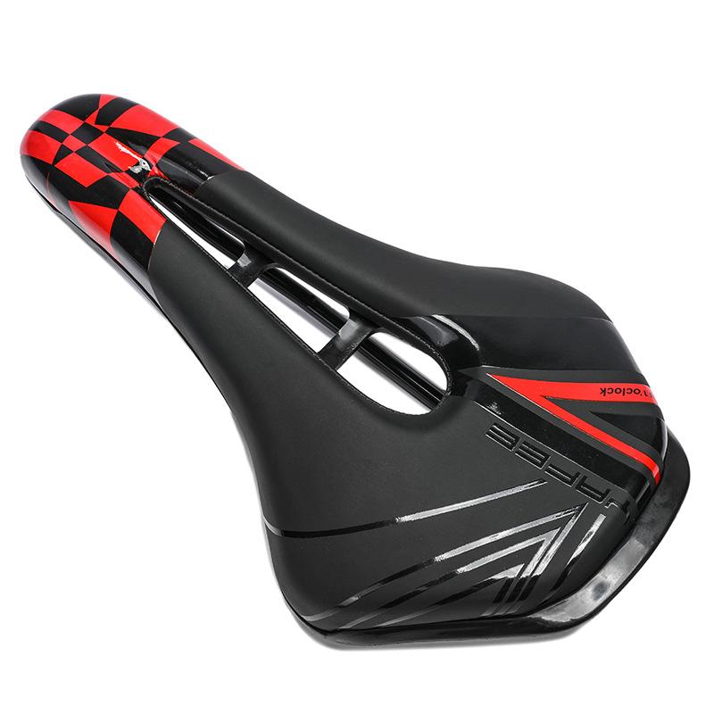 YAFEE Bicycle Seat Cushion Saddle Mountain Bike MTBsaddle Riding 260x150mm красный